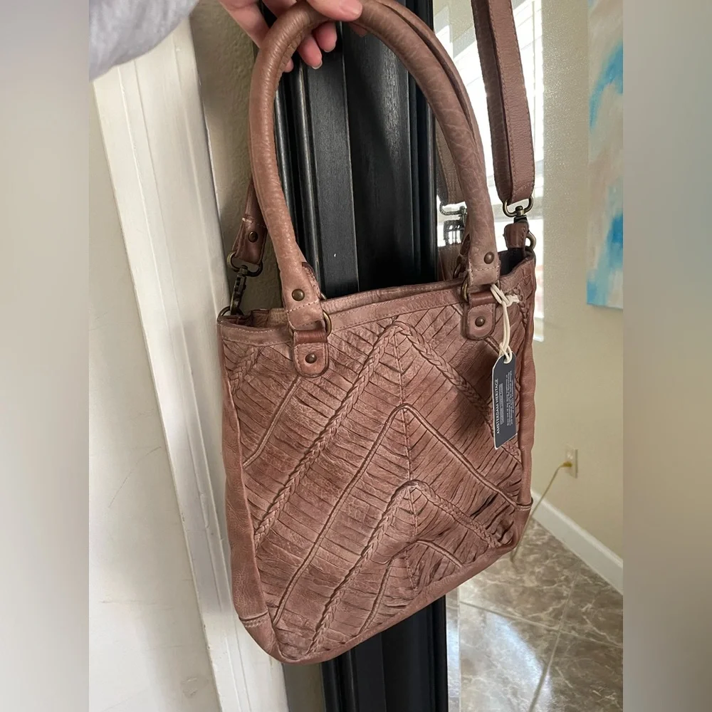 Brown Leather Women's Bag - Picture 3 of 10